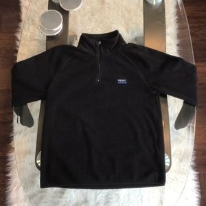 Old Navy Black Fleece Zip-Up Pullover